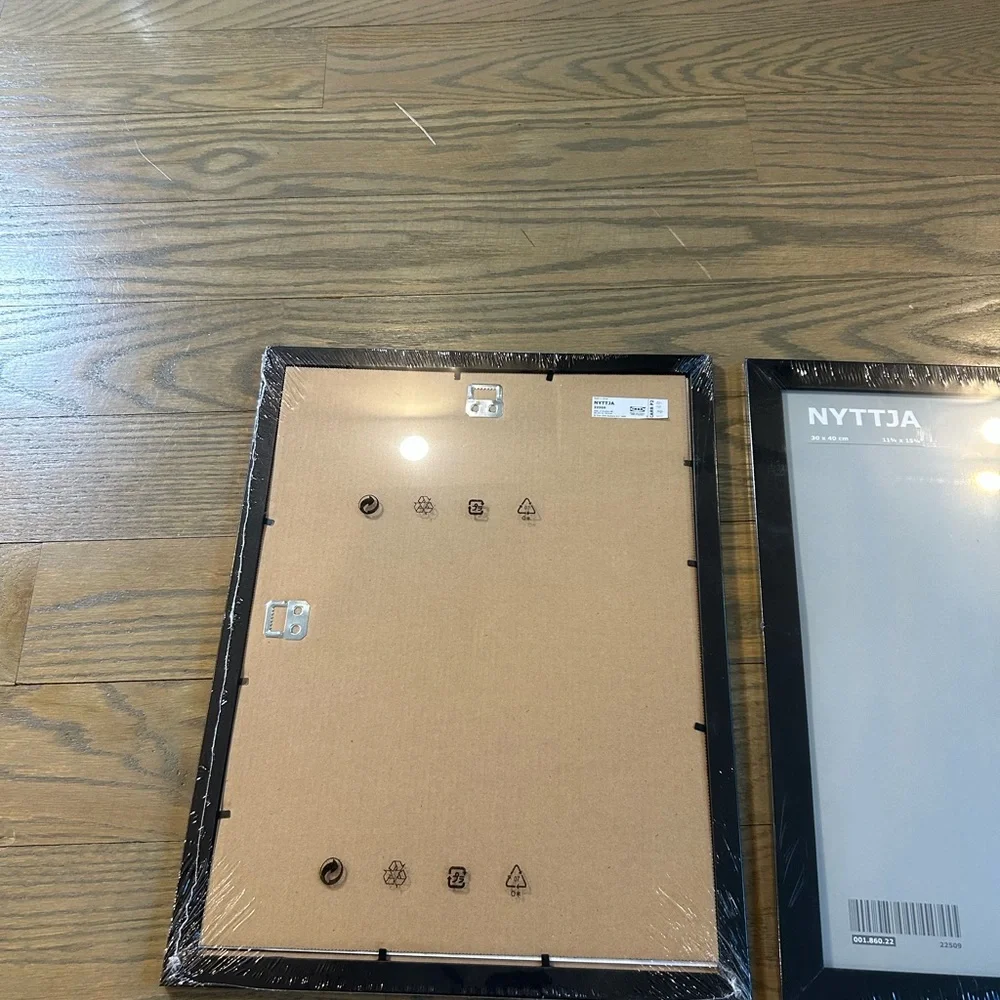 IKEA Black Picture Frame (set of 2) 11.75” x 15.75” - 30 x 40 cm